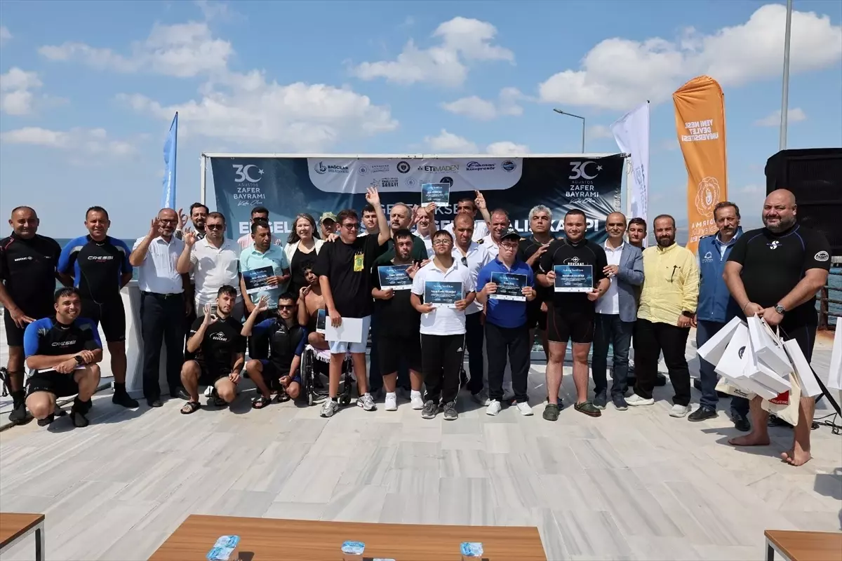 Engelli Dalgıçlar 30 Ağustos\'ta Dalış Yaptı