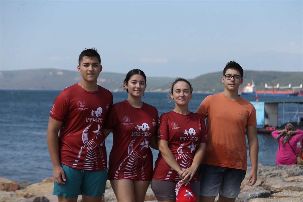 Çanakkale\'de Gençler İçin Anı Dalışı