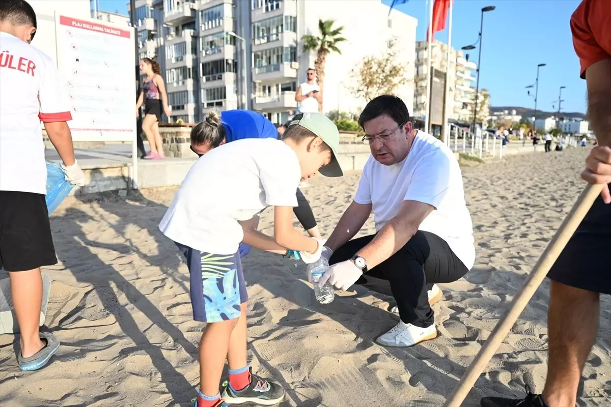 Çanakkale\'de Sahil Temizliği Etkinliği