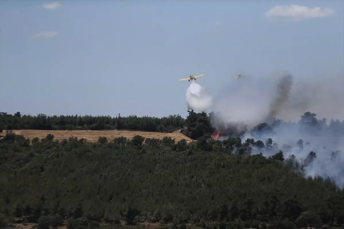 Çanakkale\'deki Yangın Kontrol Altına Alındı