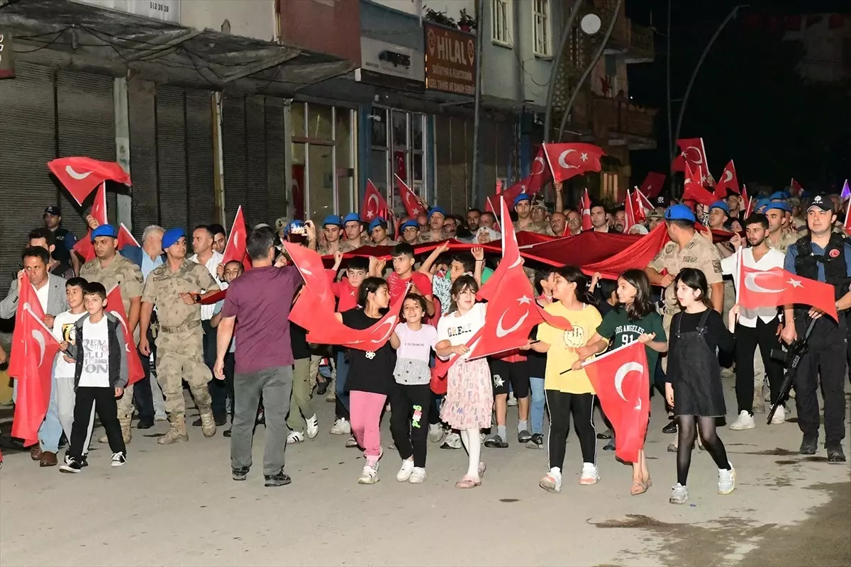 Çatak\'ta 15 Temmuz Demokrasi ve Milli Birlik Günü etkinliği düzenlendi