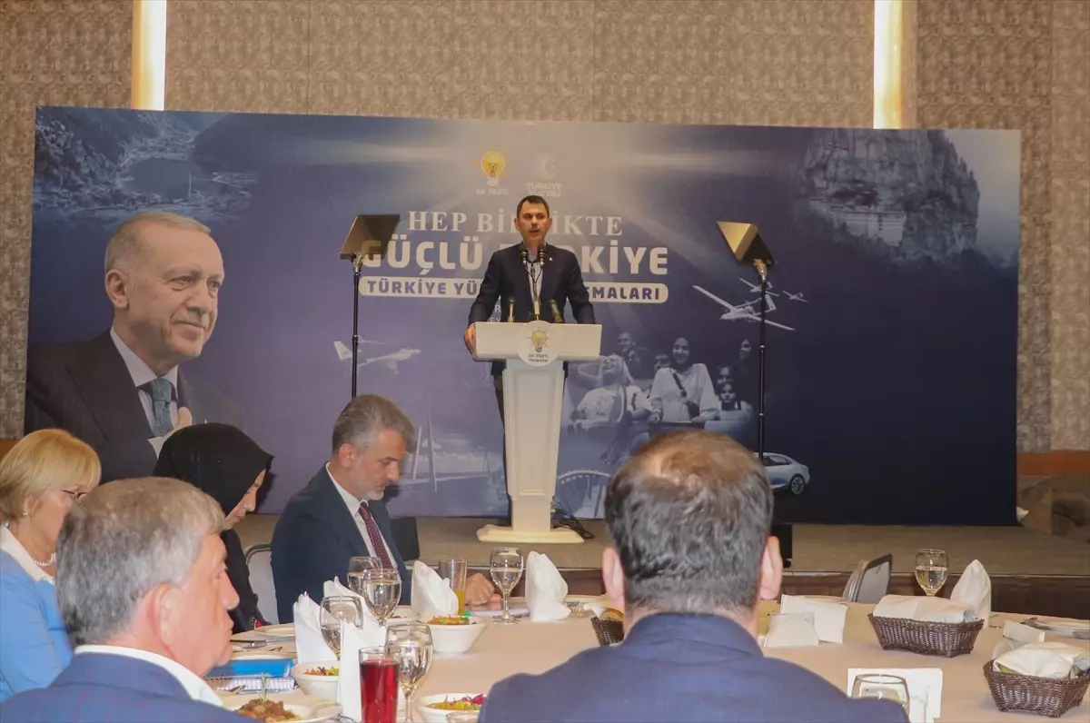 Çevre, Şehircilik ve İklim Değişikliği Bakanı Kurum Trabzon\'da konuştu Açıklaması