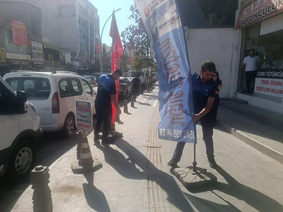 Cizre\'de Kaldırım İşgallerine Son!