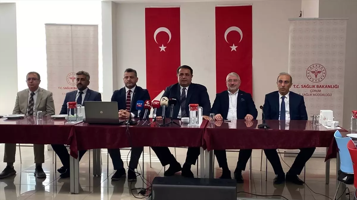 Çorum Sağlık Müdürü\'nden Basın Toplantısı