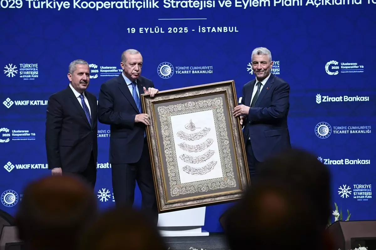 Cumhurbaşkanı Erdoğan, 2025-2029 Türkiye Kooperatifçilik Stratejisi ve Eylem Planı Tanıtım Töreni\'nde konuştu: (1)