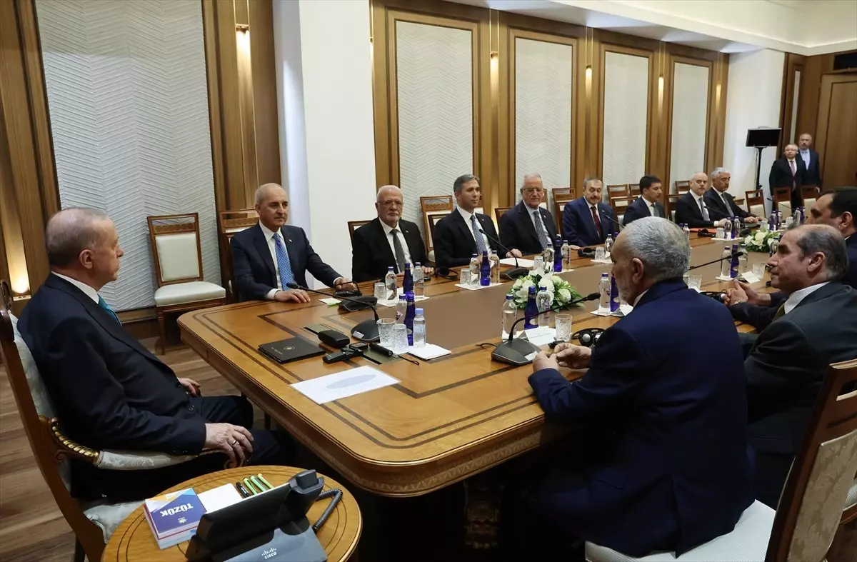 Cumhurbaşkanı Erdoğan, Irak Temsilciler Meclisi Başkanı Meşhedani\'yi kabul etti