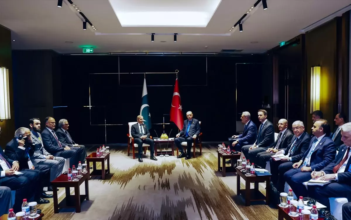 Erdoğan, Pakistan Başbakanı Şerif\'i Kabul Etti