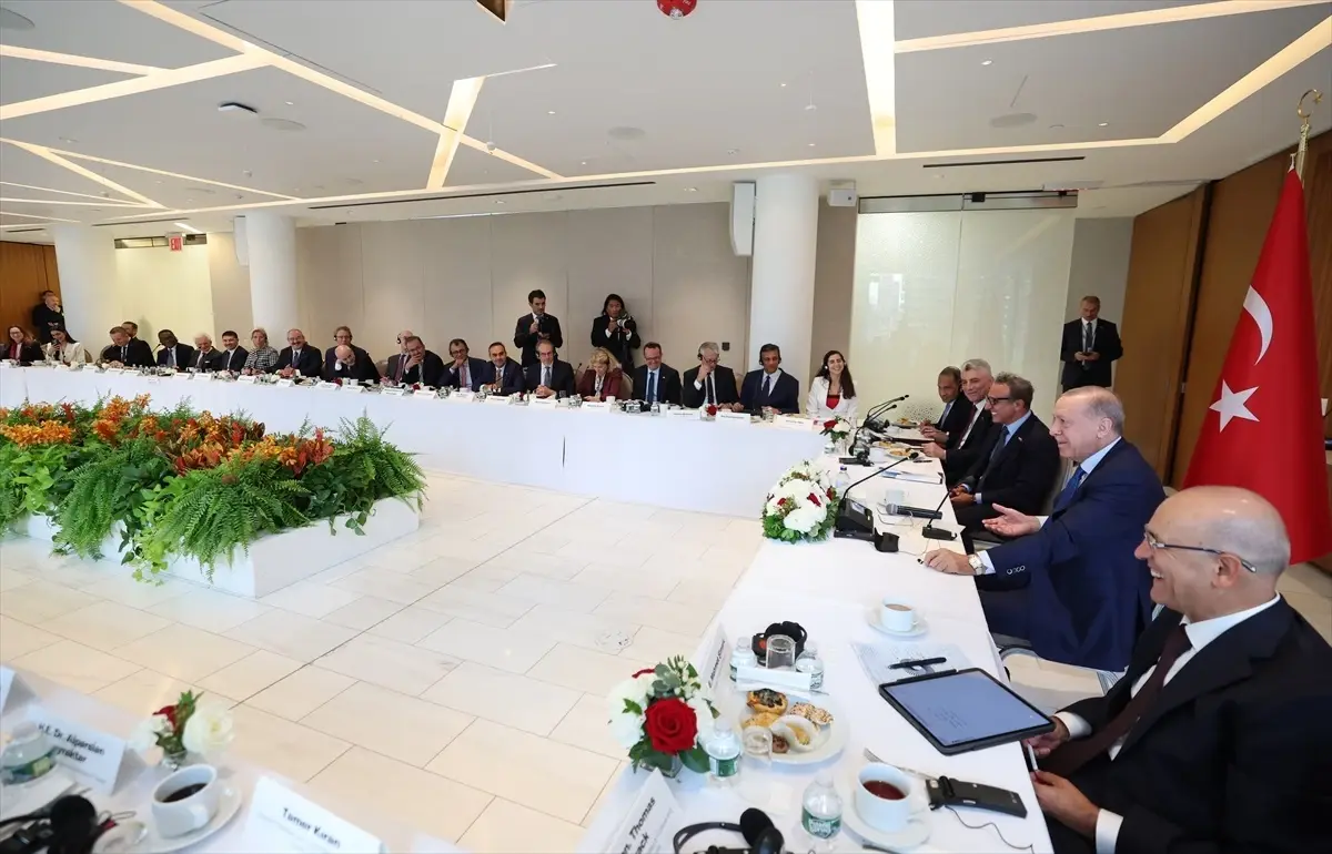 Cumhurbaşkanı Erdoğan, Türkiye-ABD İş Konseyi Başkanı Ulukaya ve ABD\'li üst düzey şirket yöneticileriyle görüştü
