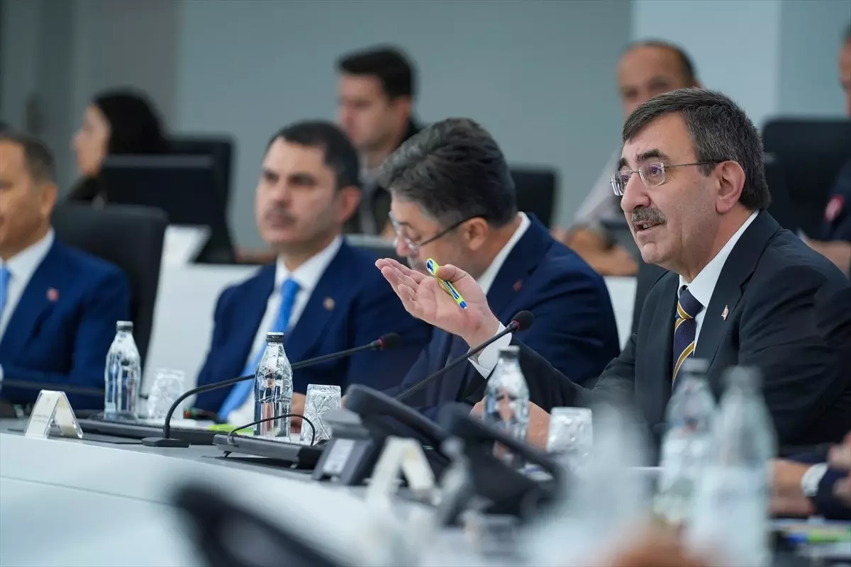 Cumhurbaşkanı Yardımcısı Yılmaz, Orman Yangınlarıyla Mücadele Toplantısı\'nda konuştu Açıklaması