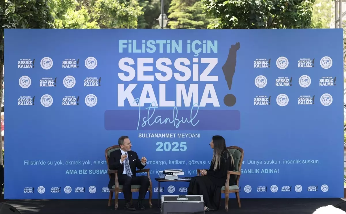 Cumhurbaşkanlığı İletişim Başkanı Altun, "Filistin İçin Sessiz Kalma" canlı yayınına katıldı Açıklaması
