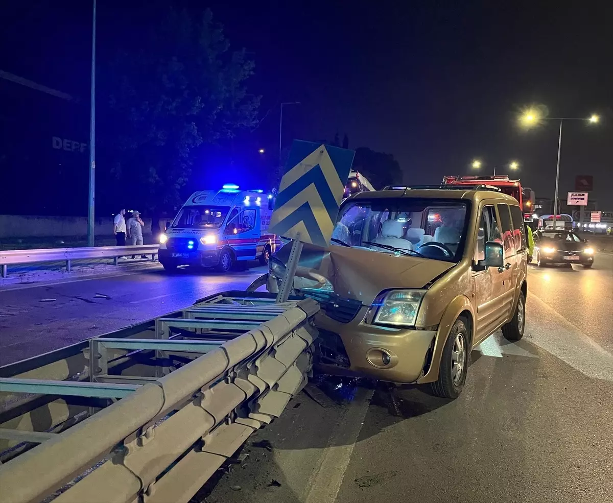 İzmit'te meydana gelen trafik kazası