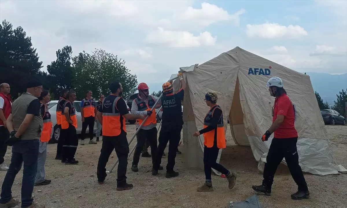 AFAD Gönüllüleri Yarıştı