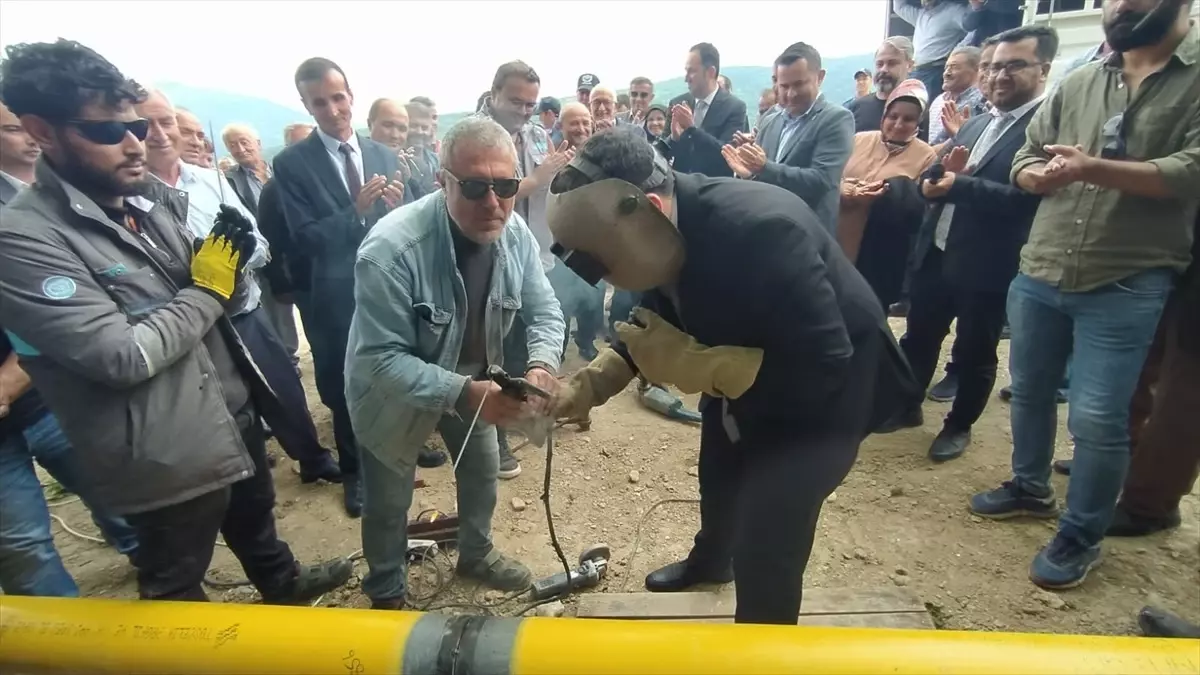 Dikmen\'e Doğal Gaz Hattı Başlıyor