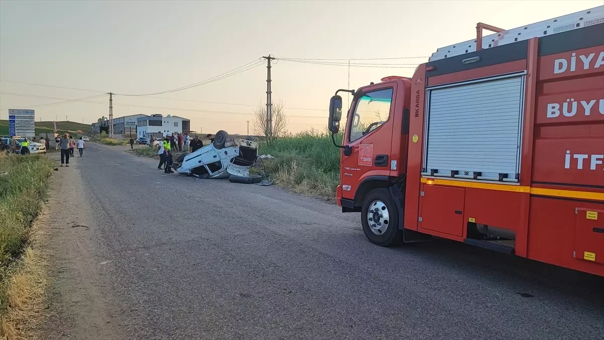 Bismil\'de Trafik Kazası: 1 Ölü, 4 Yaralı