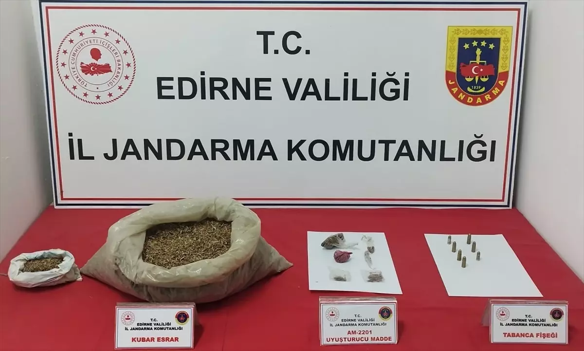 Edirne\'de Uyuşturucu Operasyonu