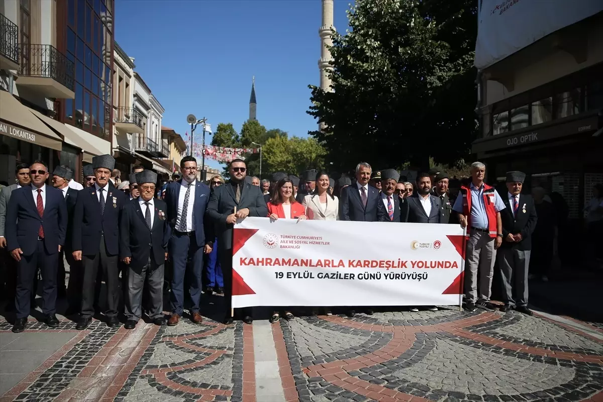 Edirne\'de 19 Eylül Gaziler Günü dolayısıyla tören düzenlendi
