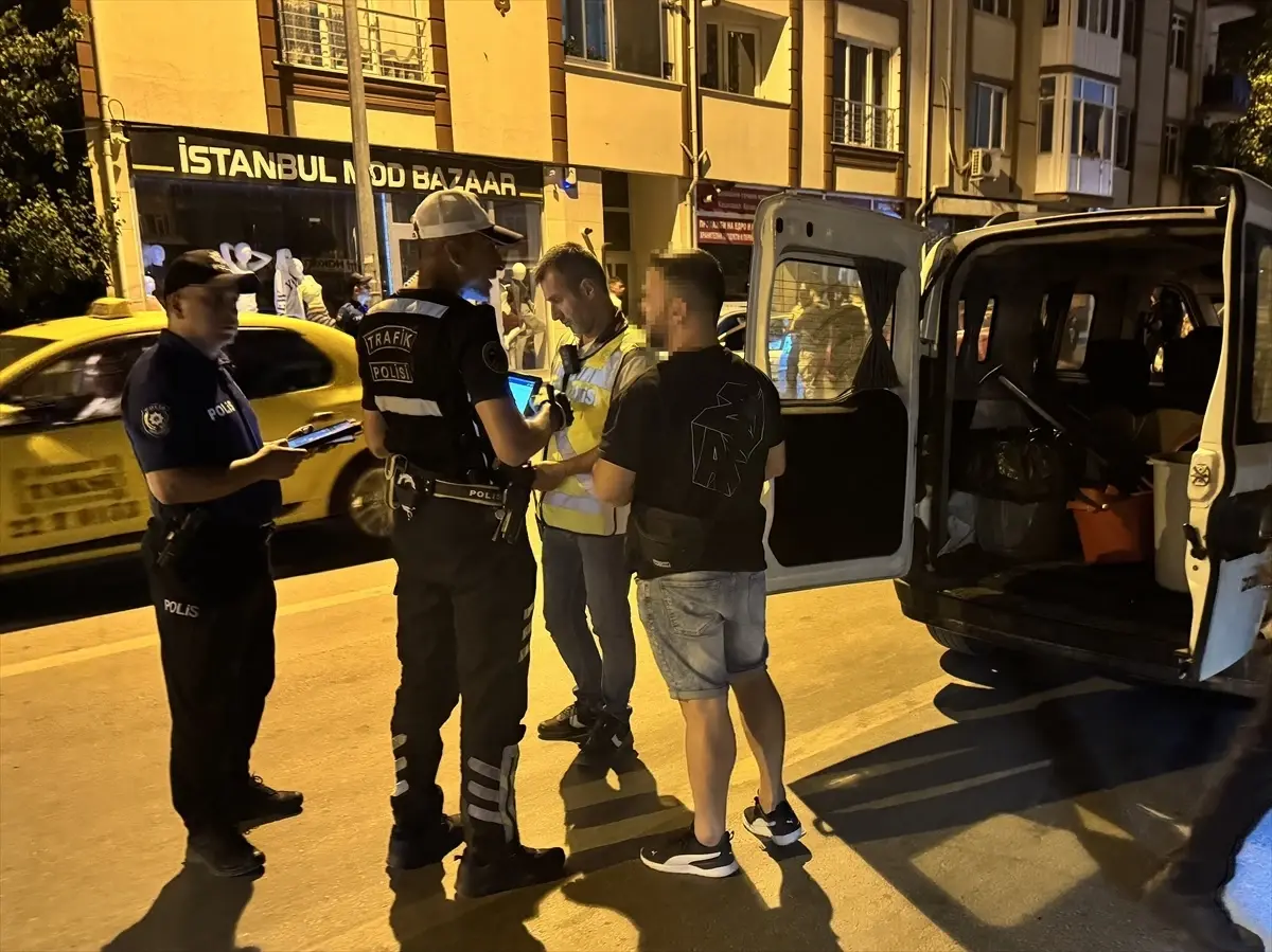 Edirne\'de Alkollü Sürücüye Ceza ve Ehliyet İptali