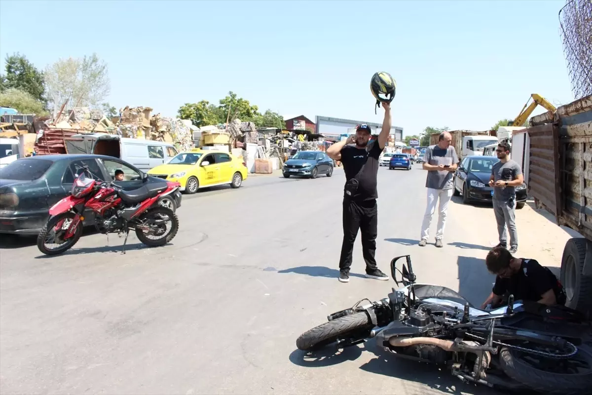 Edirne\'de Motosiklet Kazası: Bir Yaralı