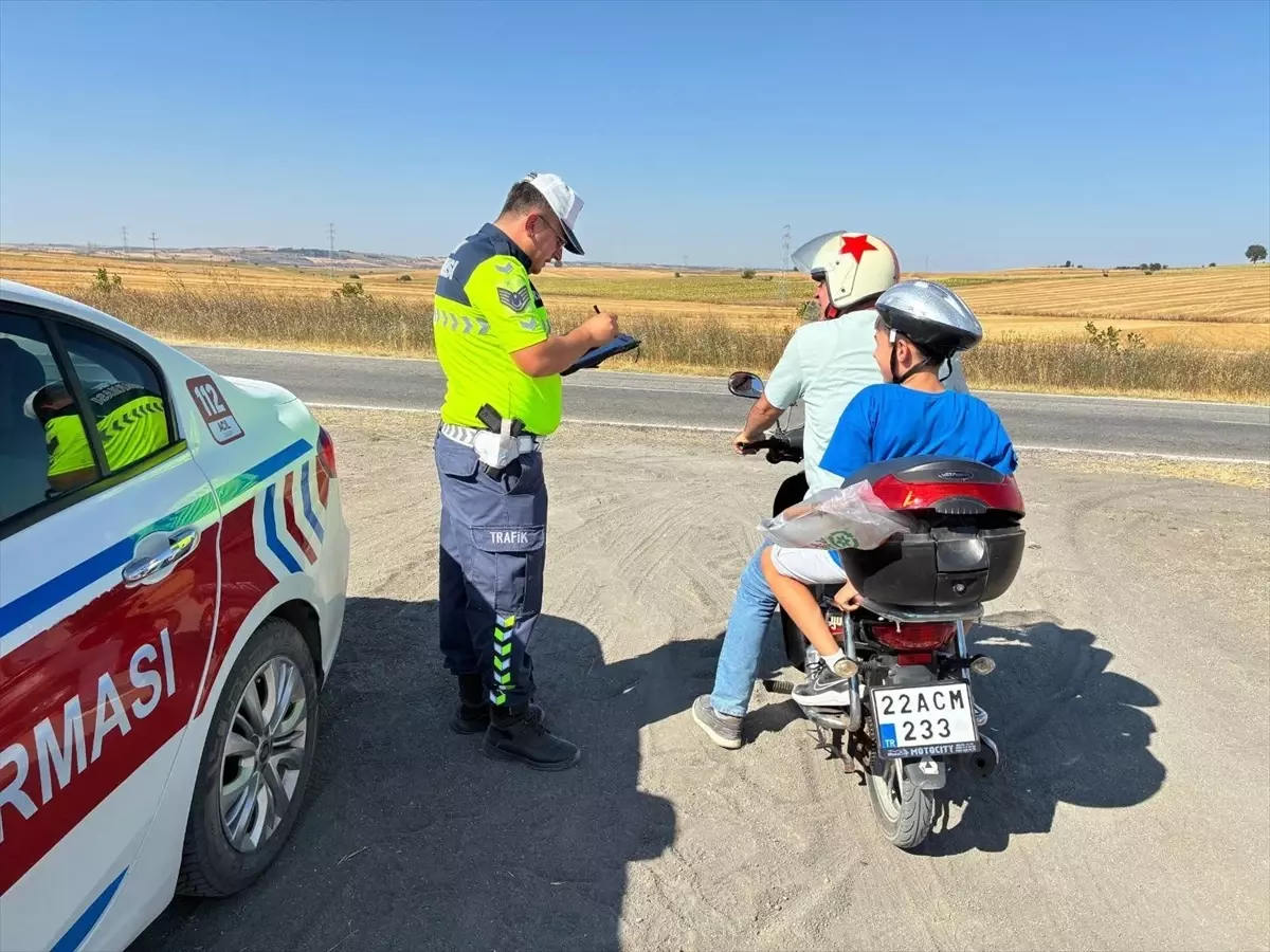Uzunköprü\'de Motosiklet Denetimi