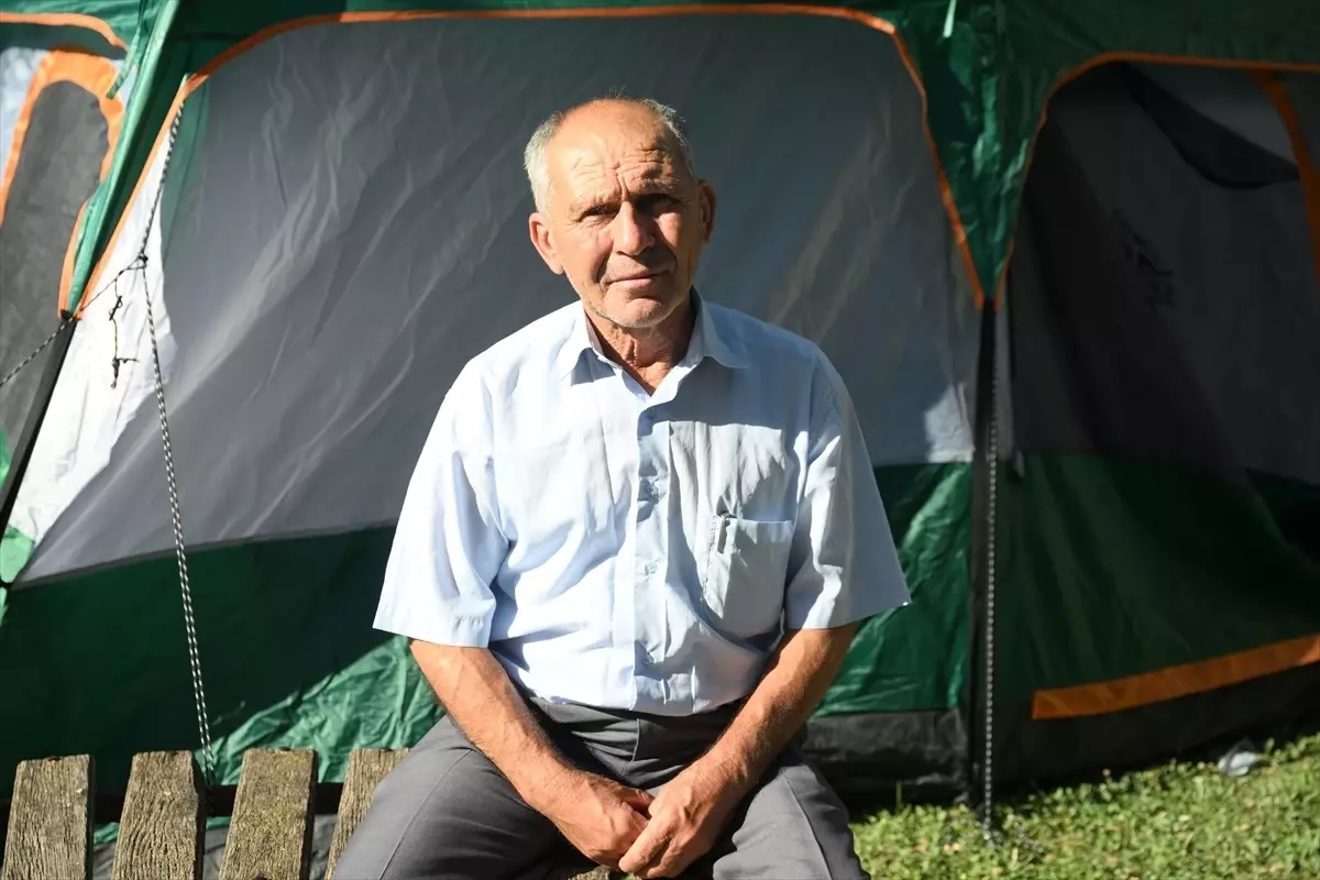 Kırkpınar\'da Çadırda Konaklama.