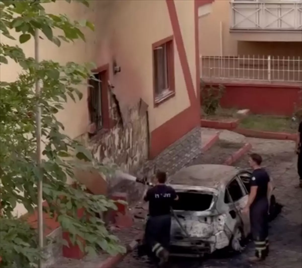 Edirne\'de Araç Kundaklama Olayı