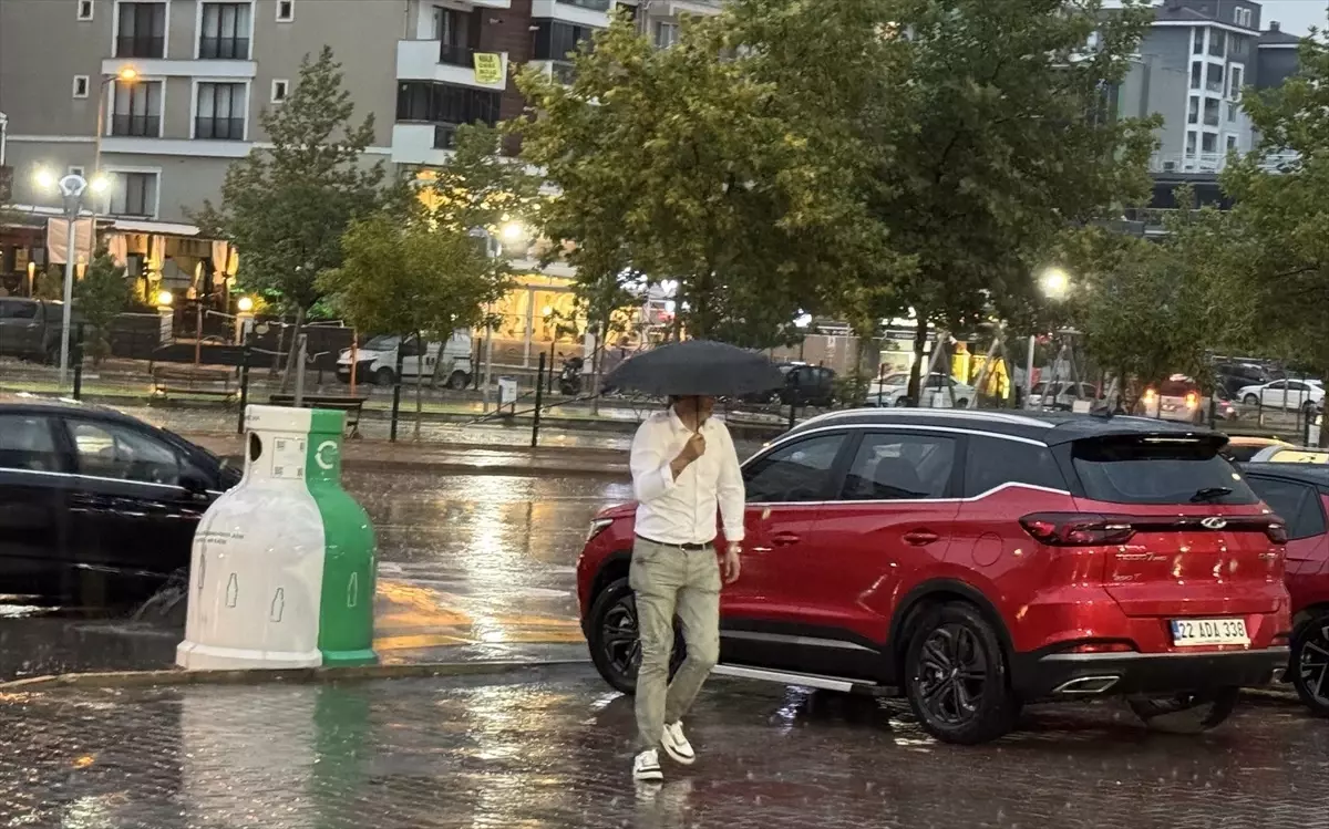 Edirne\'de Kısa Süreli Sağanak