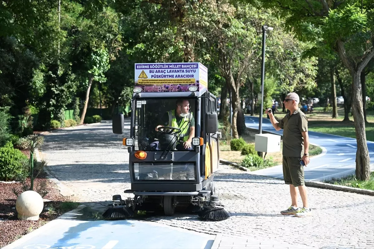 Edirne’de Lavanta İle Serinleme Keyfi