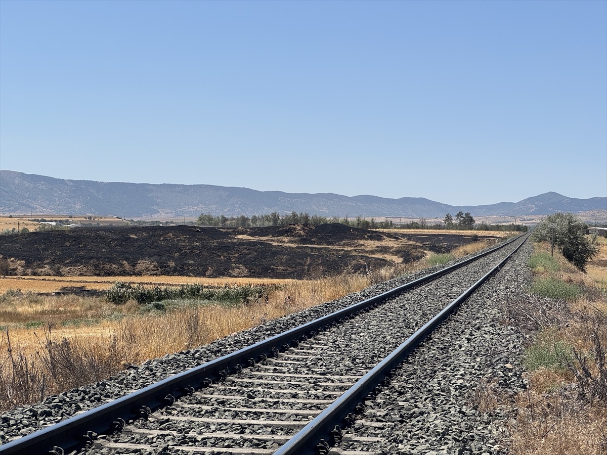 Elazığ\'da Anız Yangını Kontrol Altına Alındı