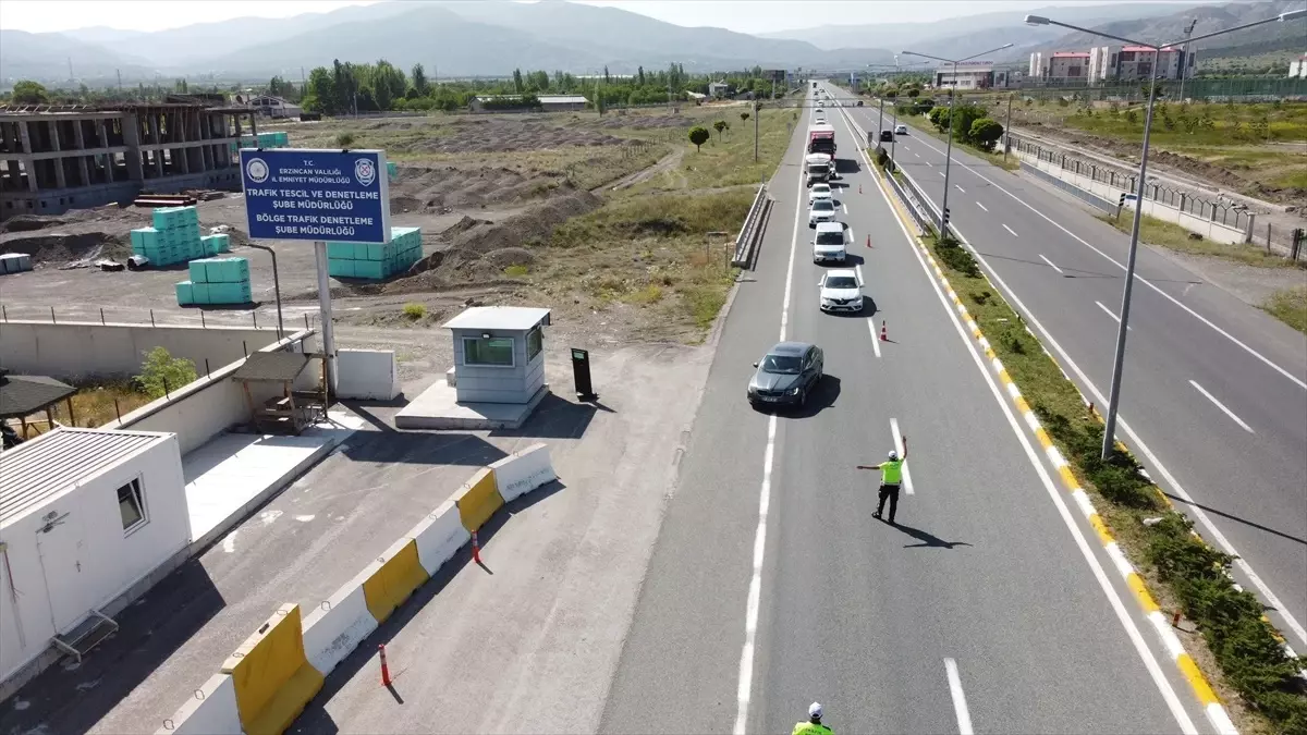 Erzincan\'da Kurban Bayramı Trafik Denetimleri Sıklaştı