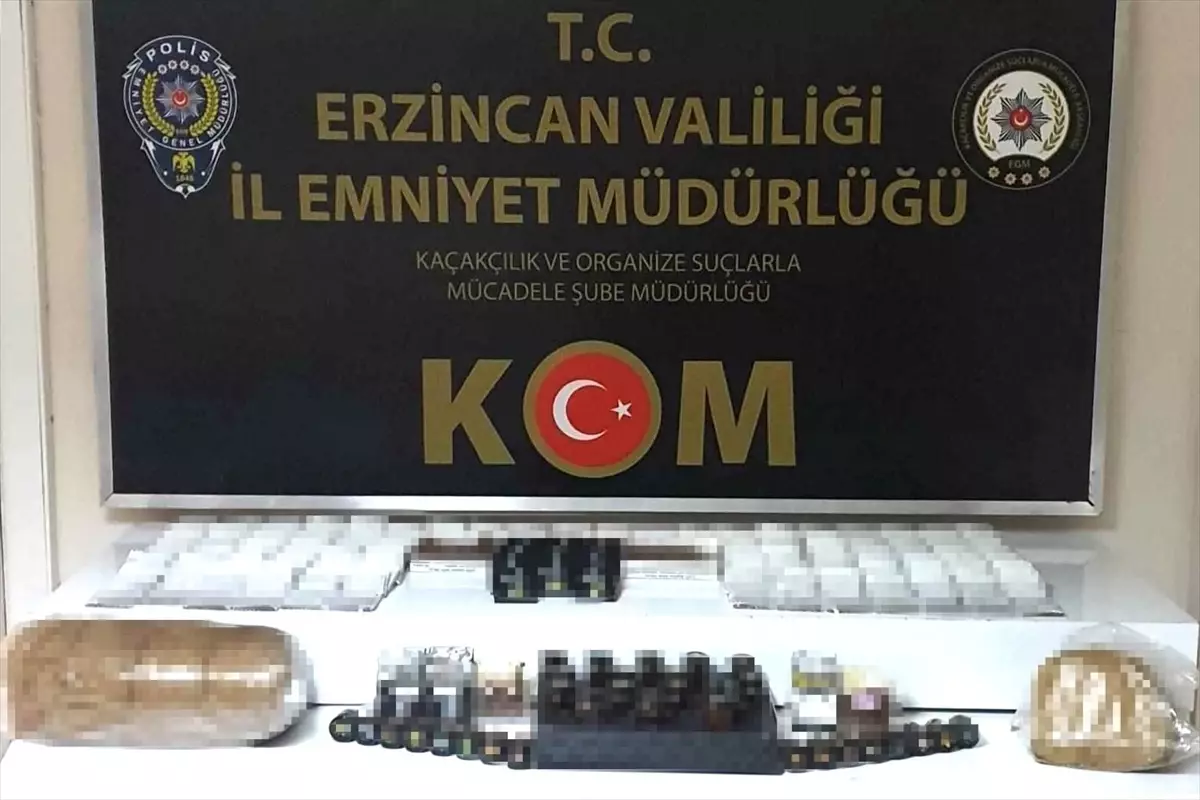 Erzincan\'da Tütün Kaçakçılığı Operasyonu
