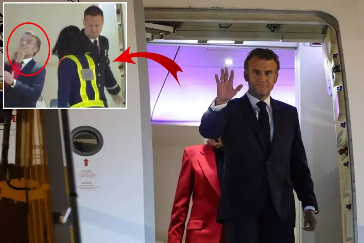 Eşinden tokat yiyen Macron\'dan ilk açıklama