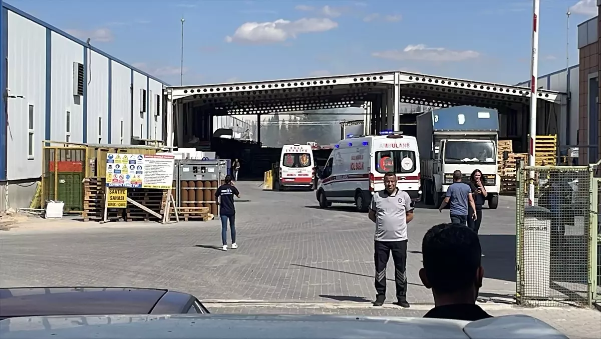 Eskişehir\'de Fabrikada Yangın Çıktı