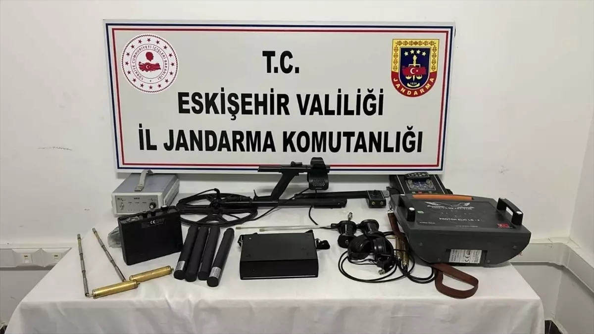 Beylikova\'da Kaçak Kazı Operasyonu