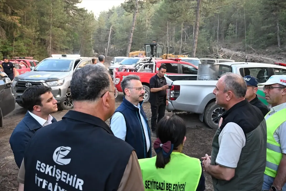 Eskişehir\'de Orman Yangını Kontrol Altında