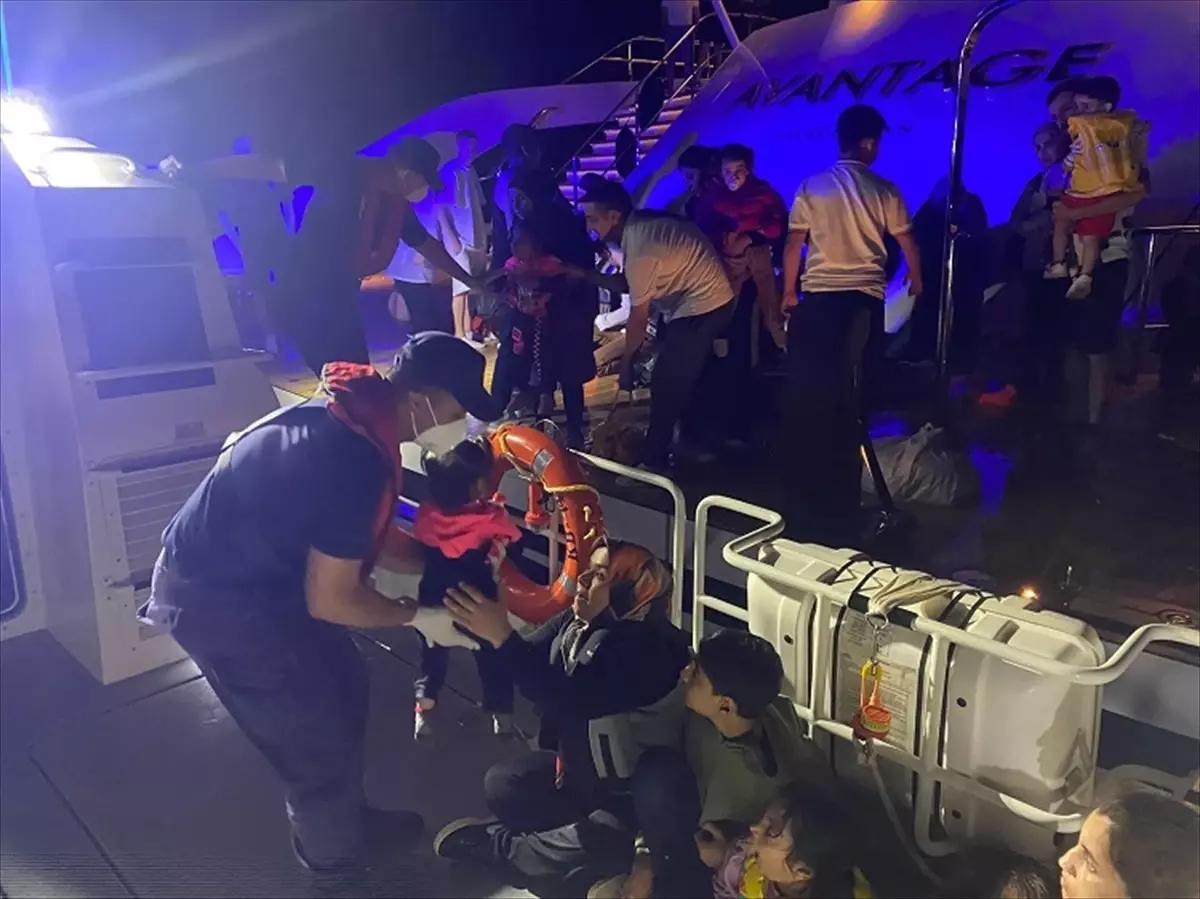 Fethiye\'de 31 Düzensiz Göçmen Kurtarıldı