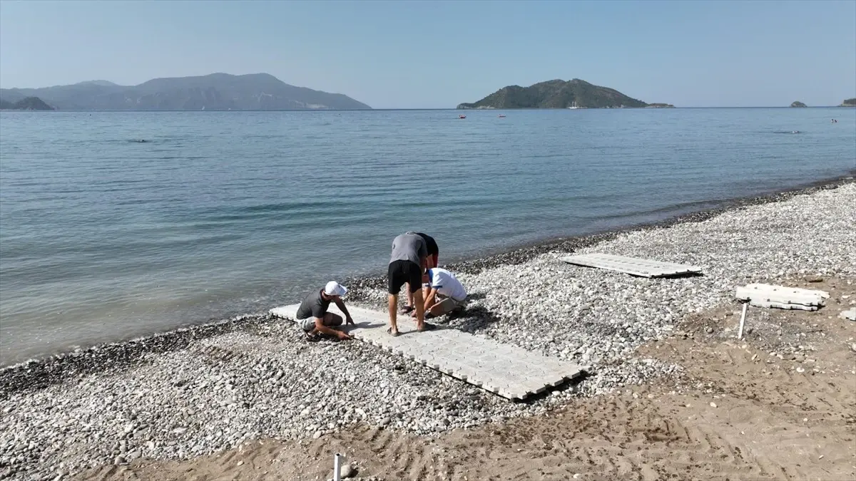 Fethiye\'de Engellilere Özel Plaj Düzenlemesi