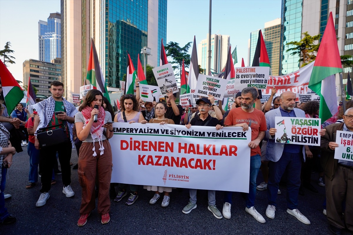 Filistin Eylem Komitesi\'nden Protesto