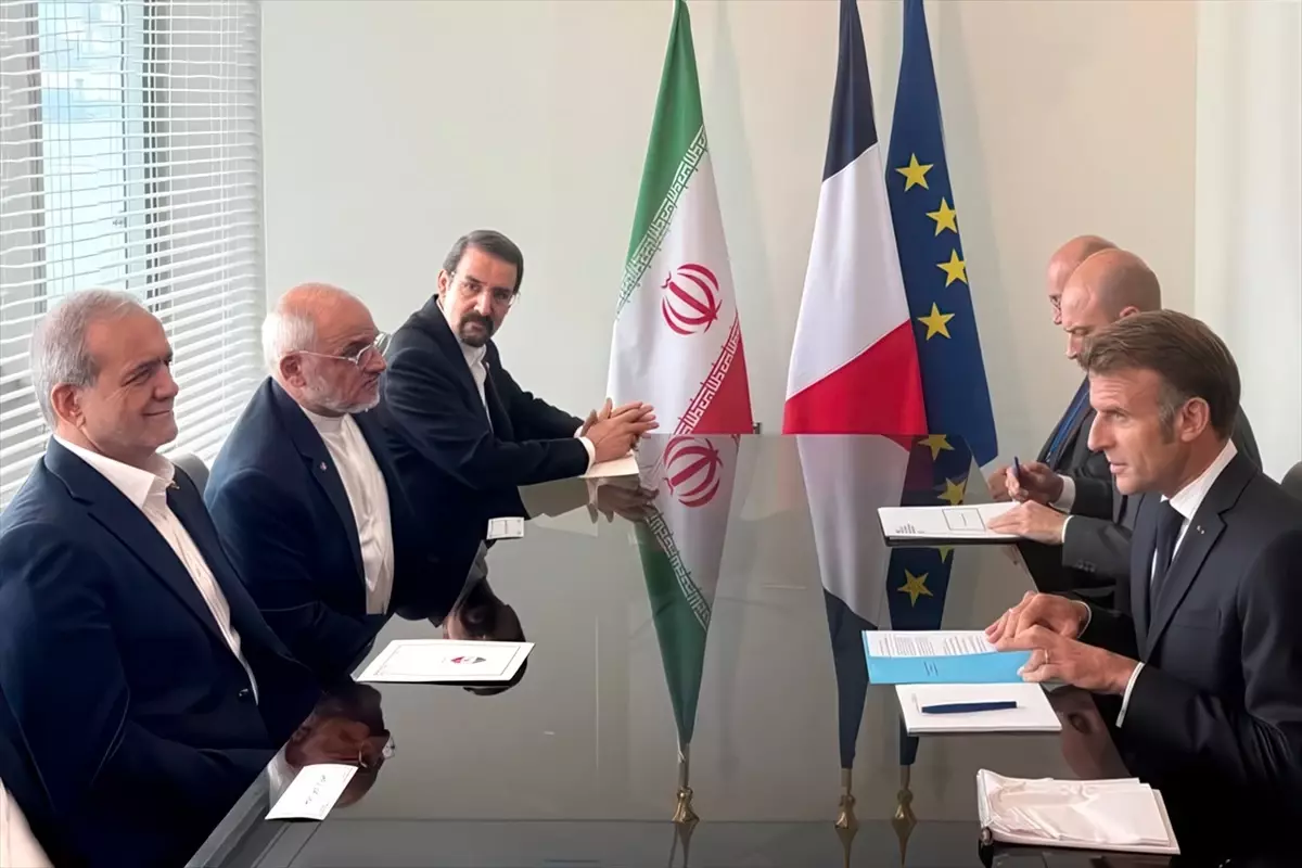 Macron ve Pezeşkiyan ABD\'de Görüştü