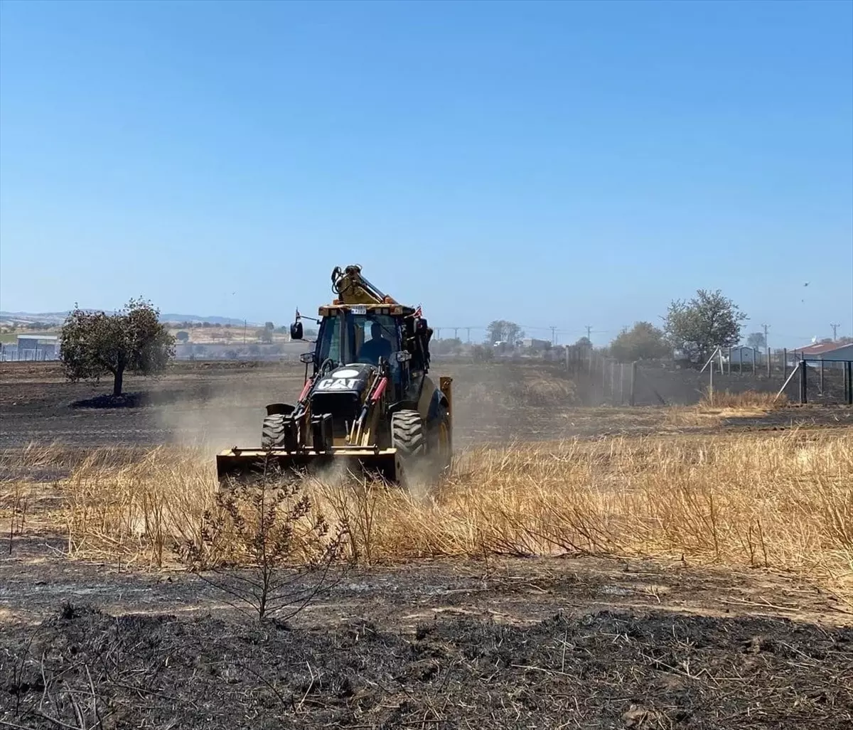 Gelibolu\'da Tarım Arazisinde Yangın