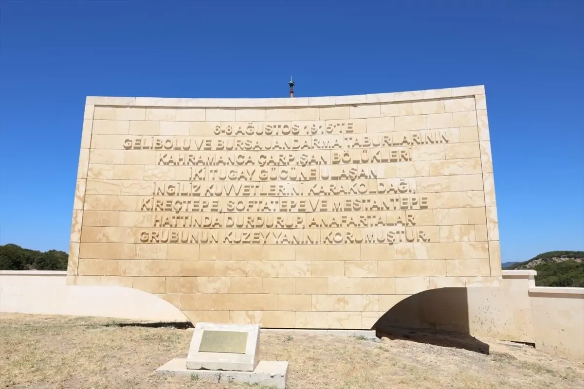"Gelibolu Seyyar Jandarma Taburu" şehitleri anıldı