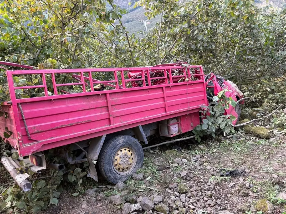 Giresun\'da Kamyonet Devrildi: 4 Ölü, 1 Yaralı