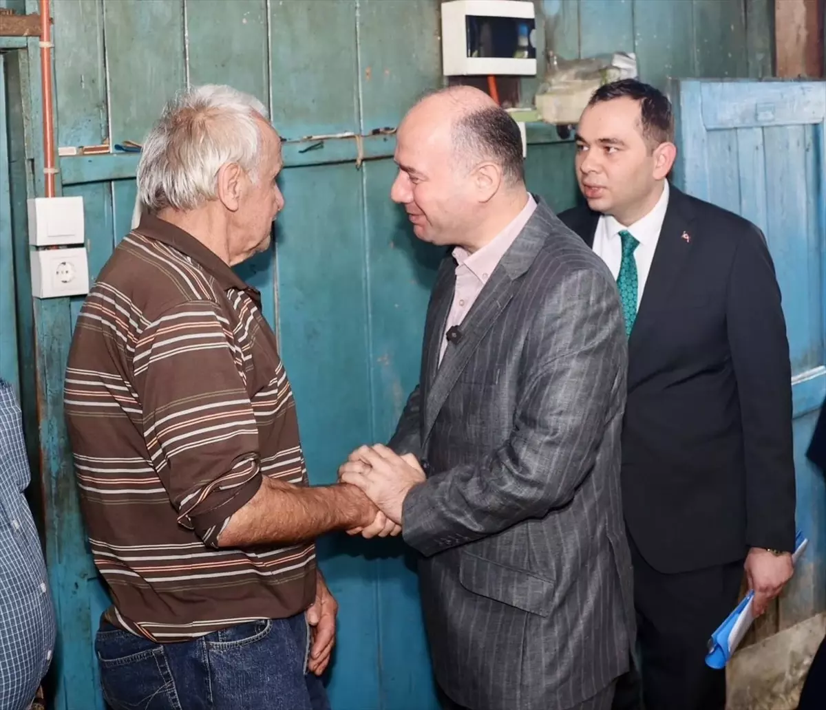Giresun Valisi Serdengeçti\'nin ziyaret ettiği şehit ailesine yeni ev yapılacak