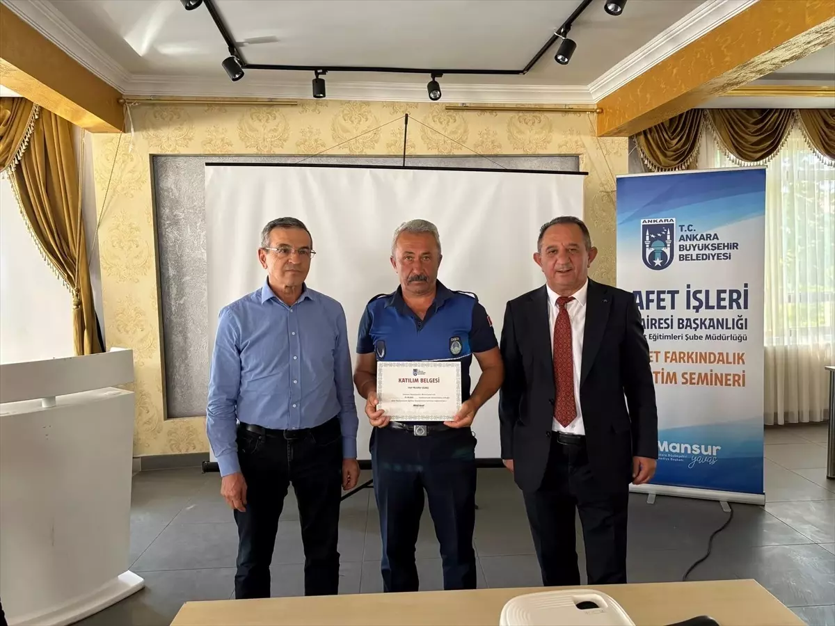 Güdül\'de Afet Farkındalık ve Yangın Eğitimi