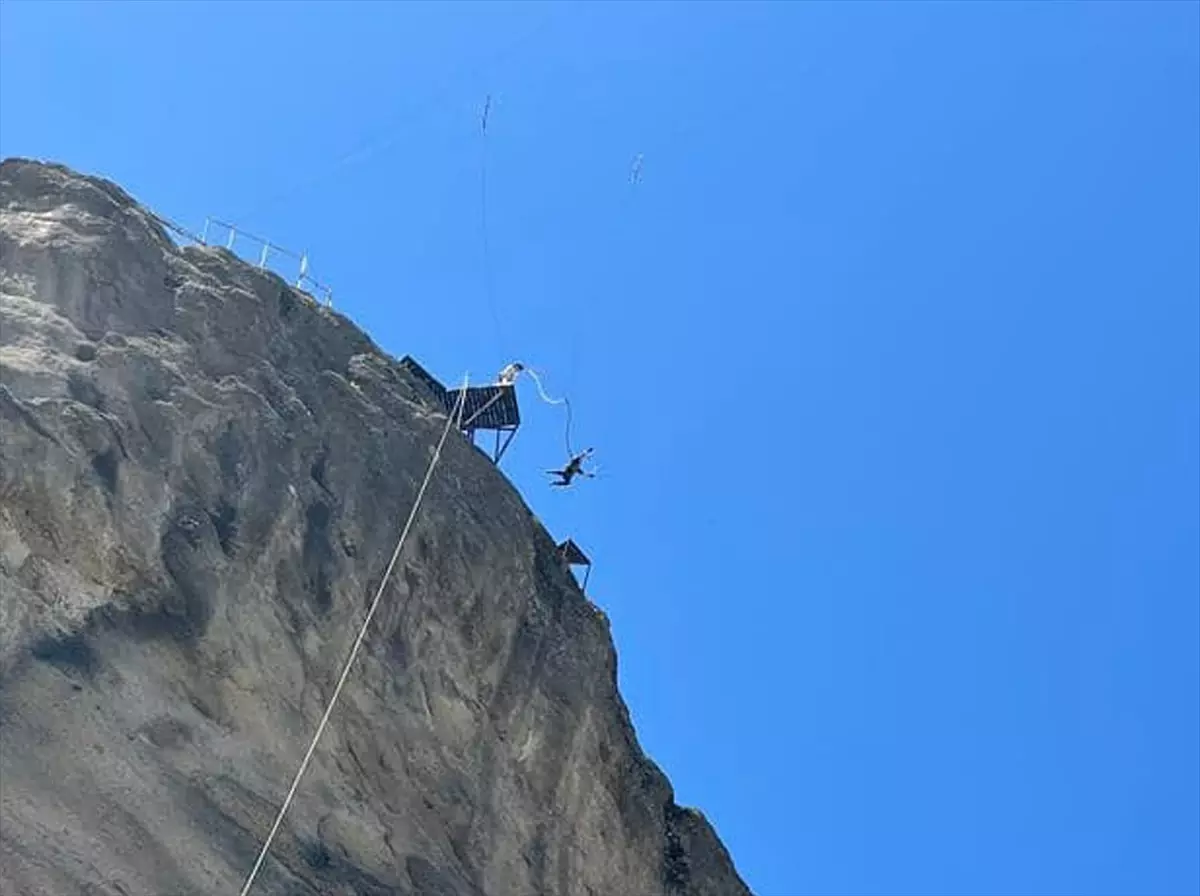Güdül\'de Rope Jumping Etkinliği