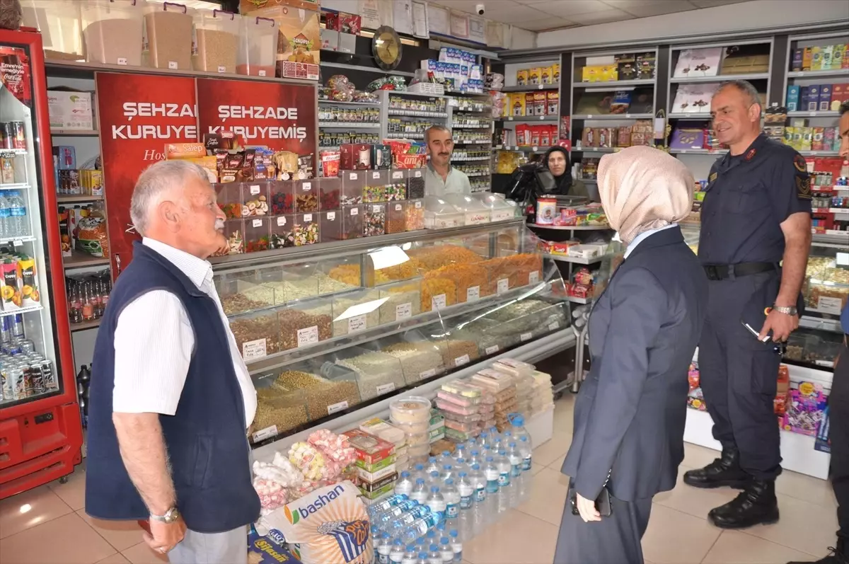 Kaymakam Güneş Esnafı Ziyaret Etti