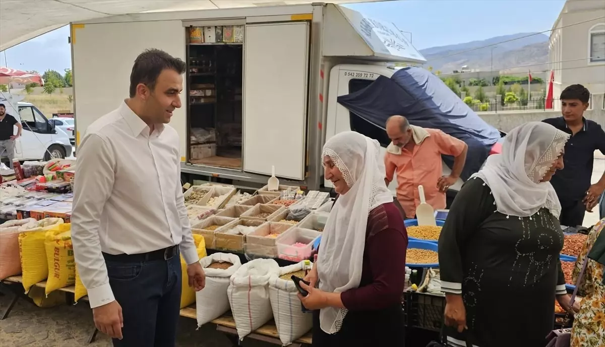 Kaymakam İmrak Halk Pazarını Ziyaret Etti