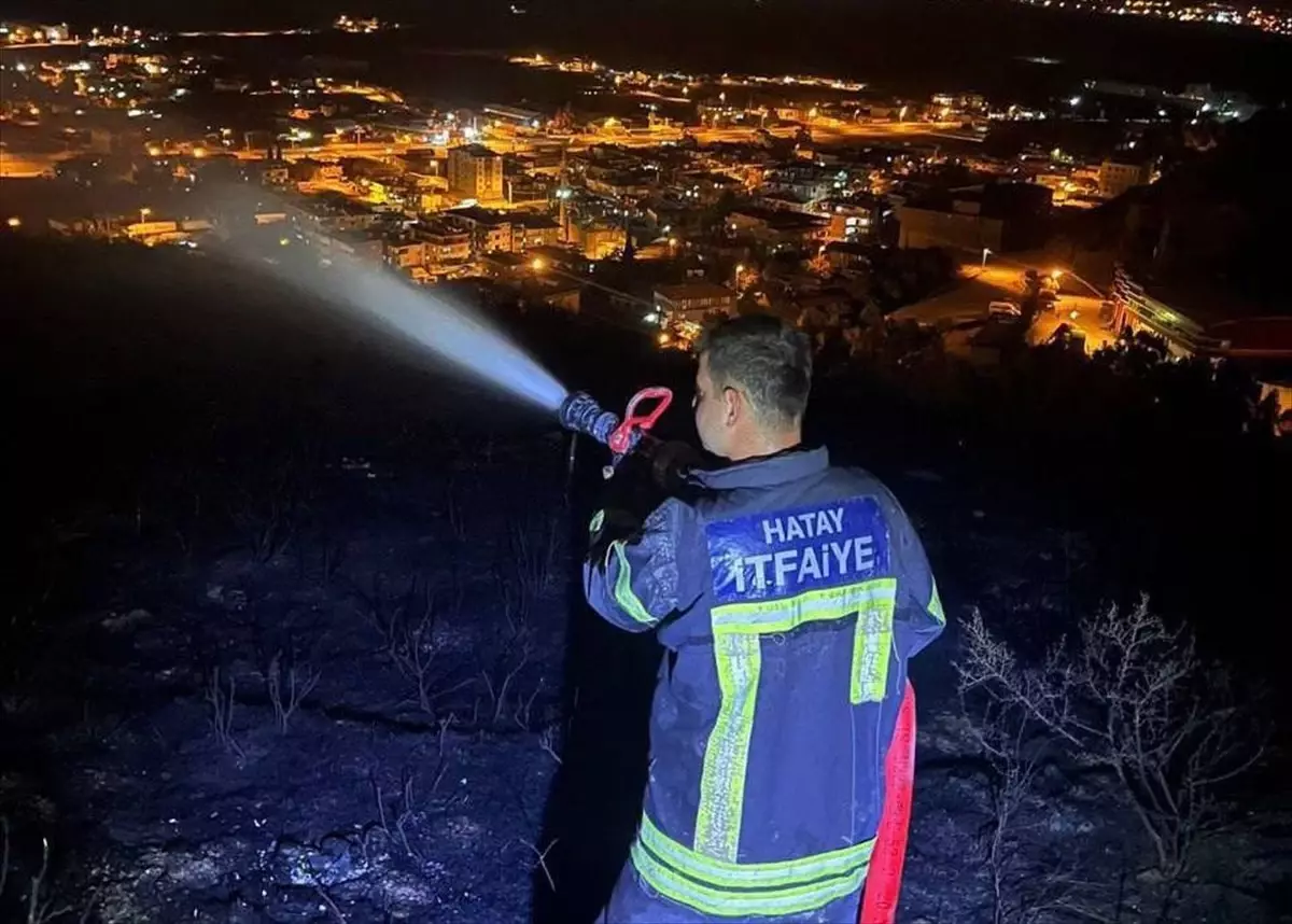 Antakya\'da Orman Yangını Kontrol Altında