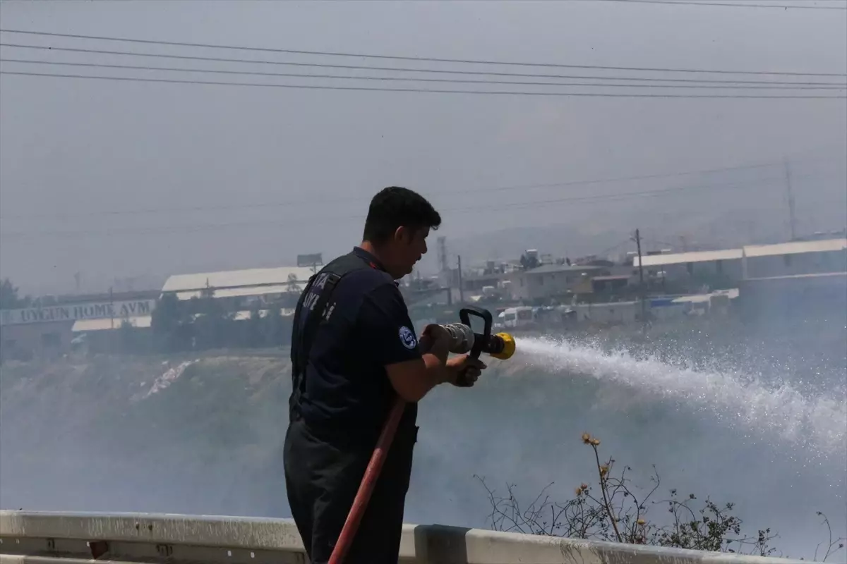 Hatay\'da Asi Nehri\'nde Yangın Kontrol Altına Alındı