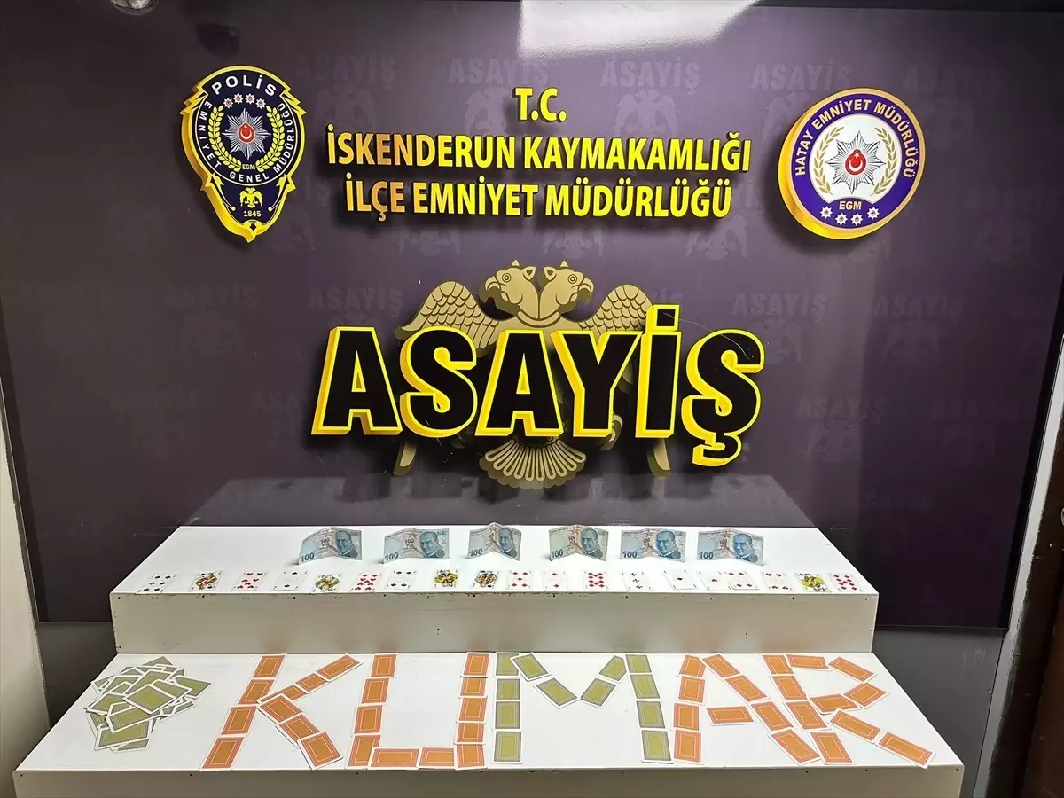 İskenderun\'da Kumar Operasyonu