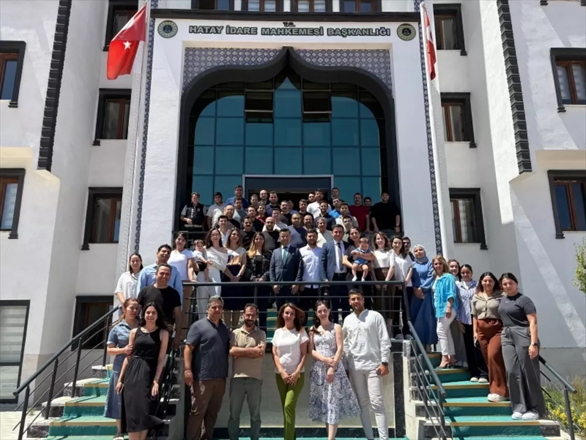 Hatay\'da İdare Mahkemesi\'ne Veda Programı